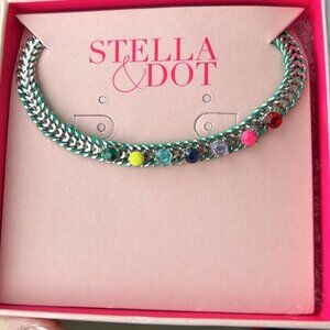 Stella & Dot Rainbow Friendship Bracelet nib